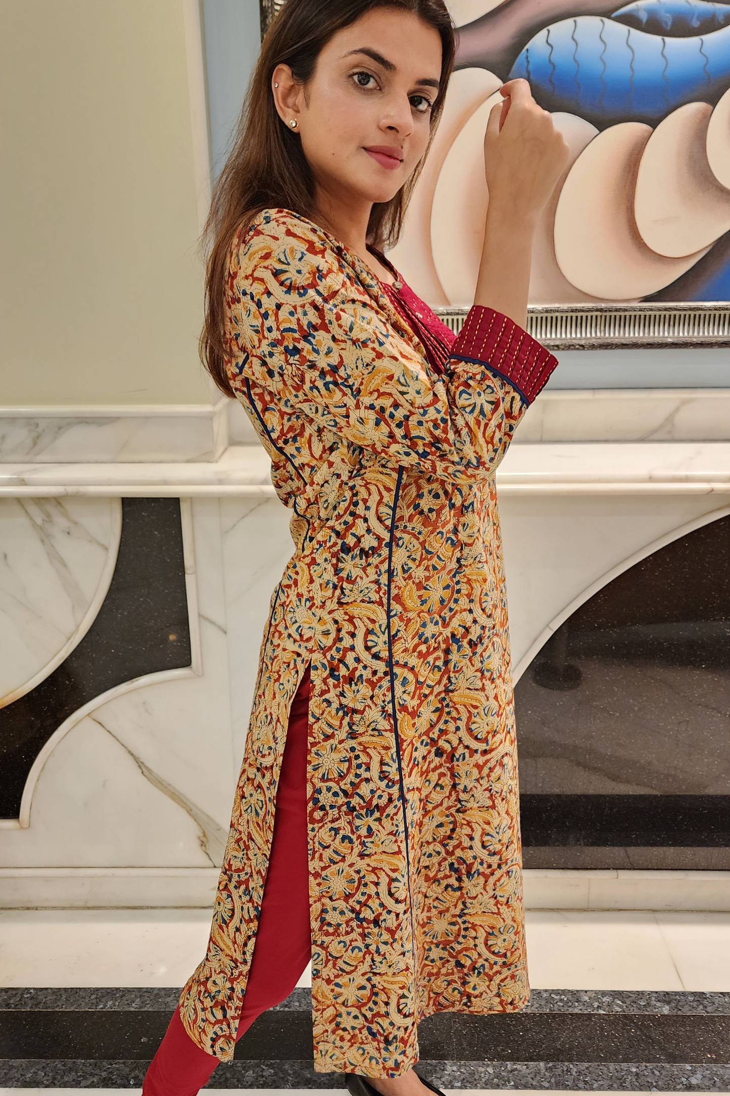 KALAMKARI KURTA