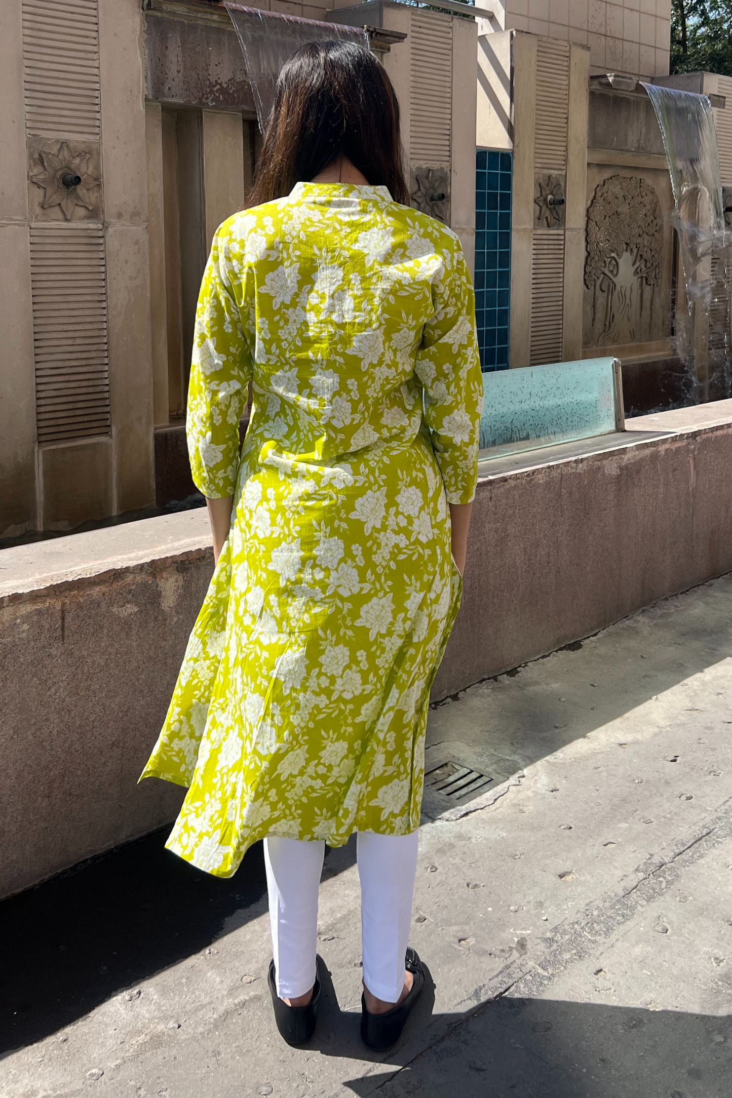 Floral Print Kurta