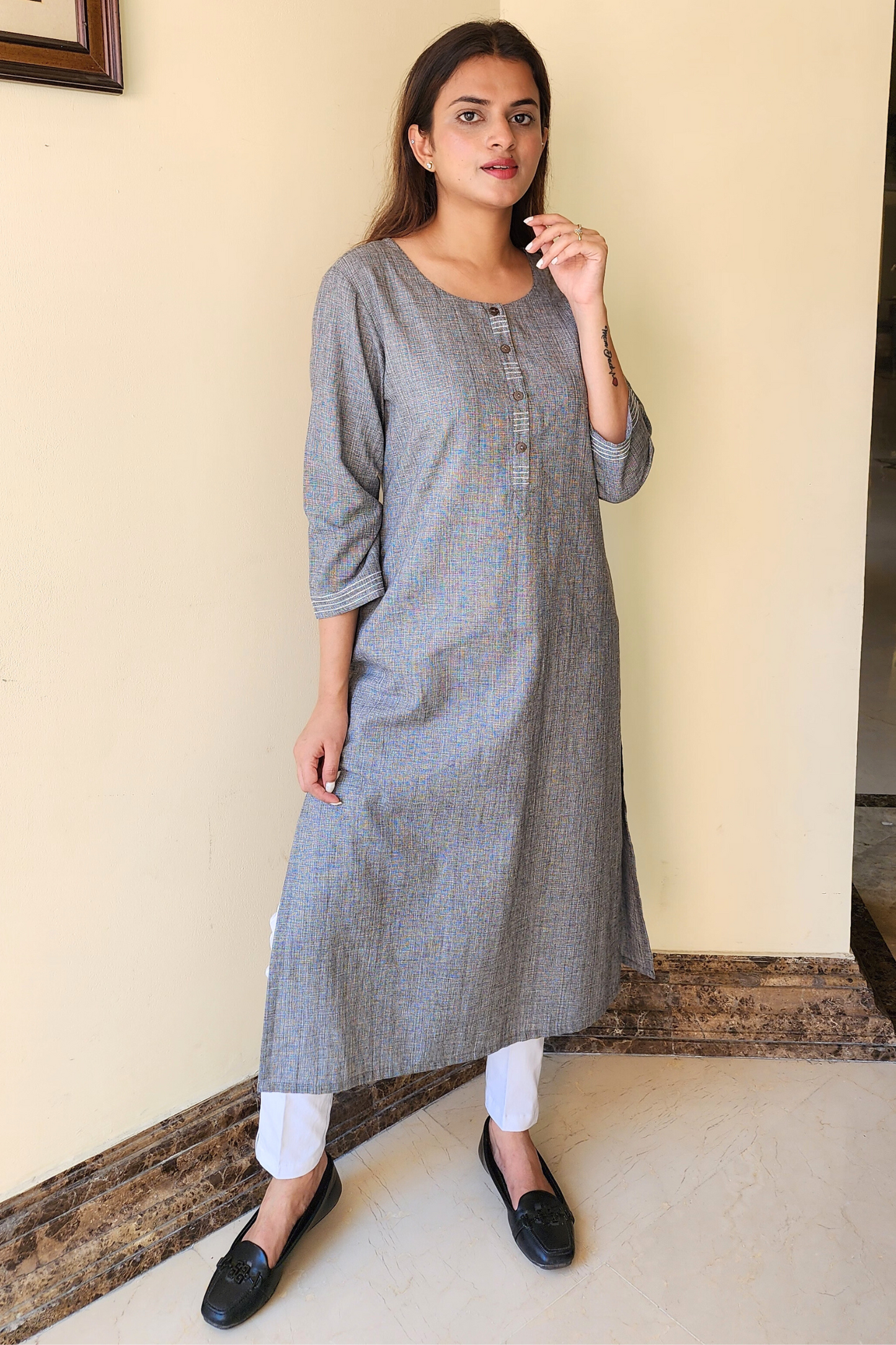 Khadhi cotton Kurta