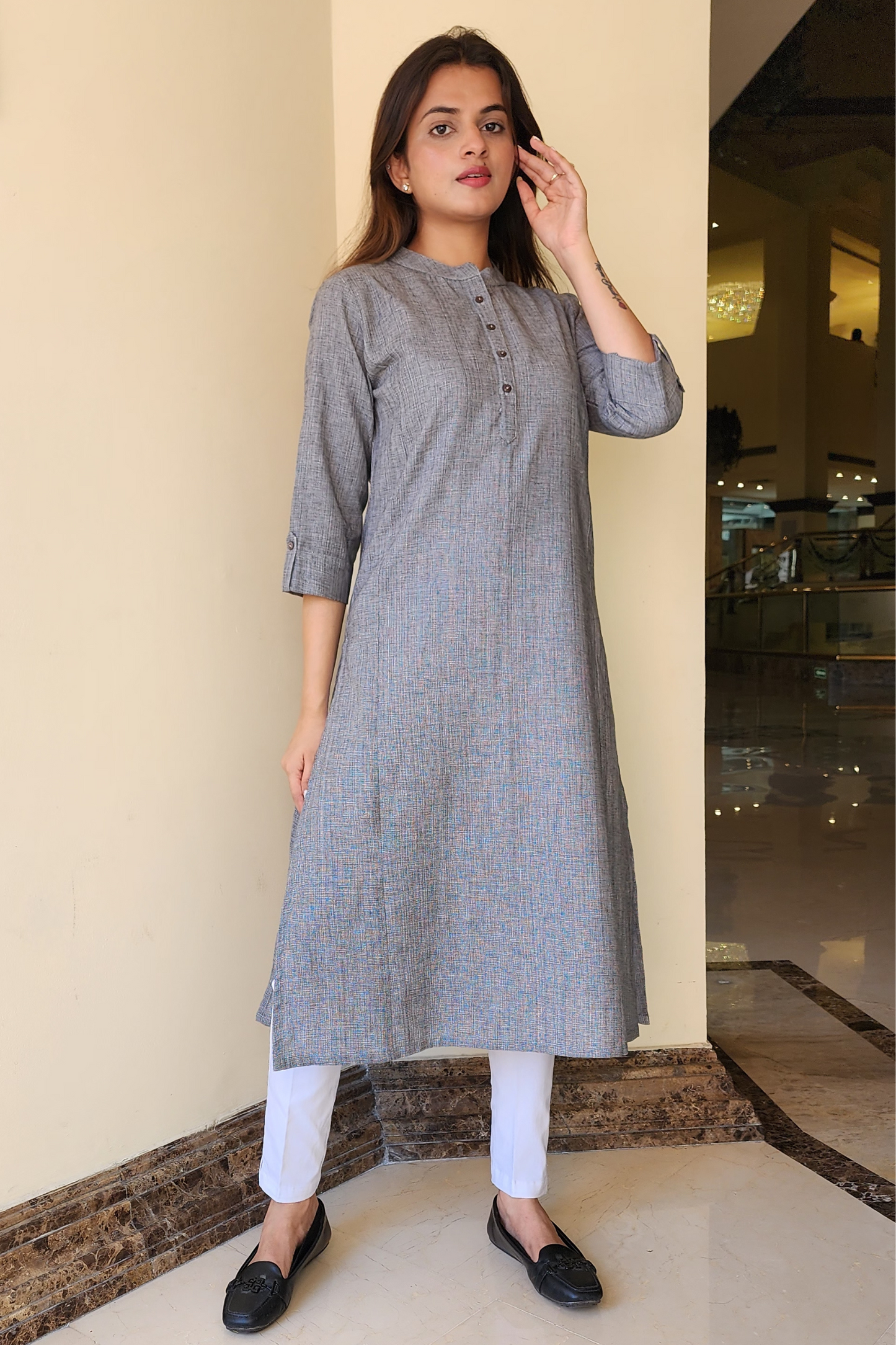 KHADHI COTTON KURTA