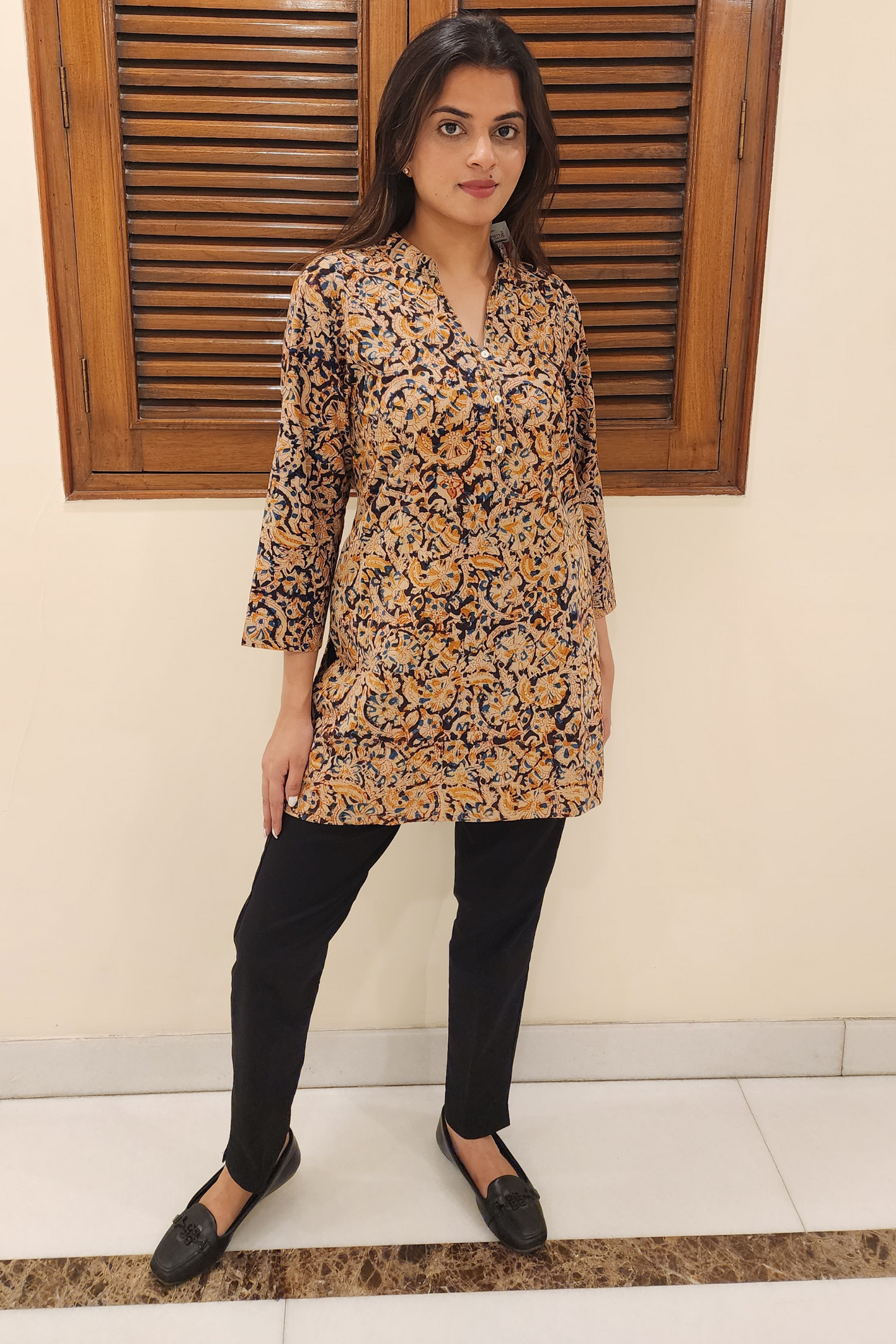 KALAMKARI SHORT KURTI