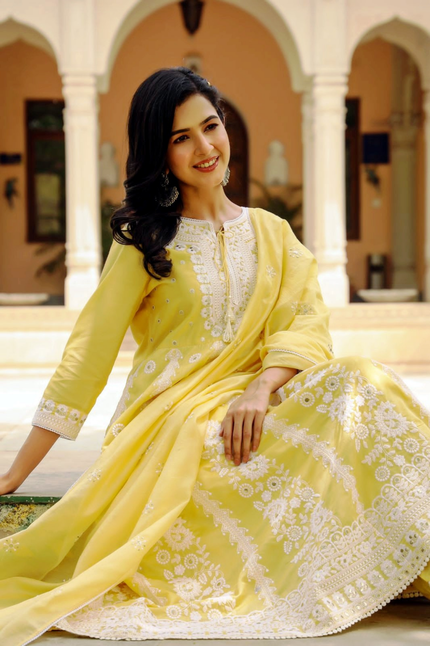 Festive Anarkali Set