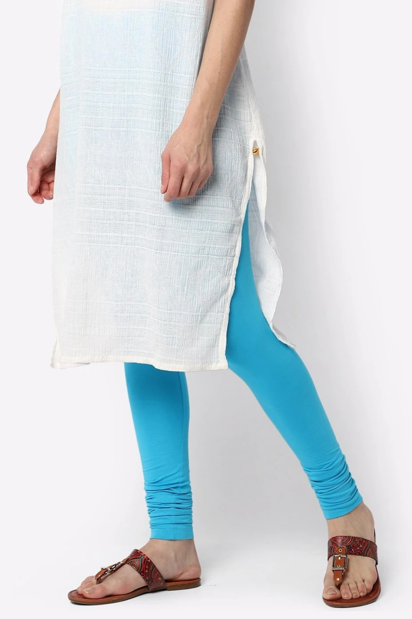 Firozi Ankle Length Leggings