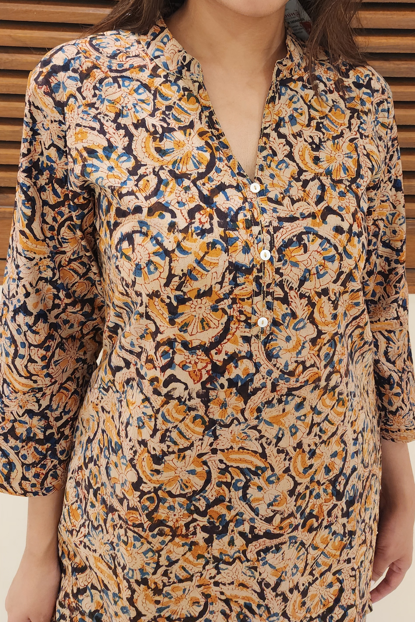 KALAMKARI SHORT KURTI