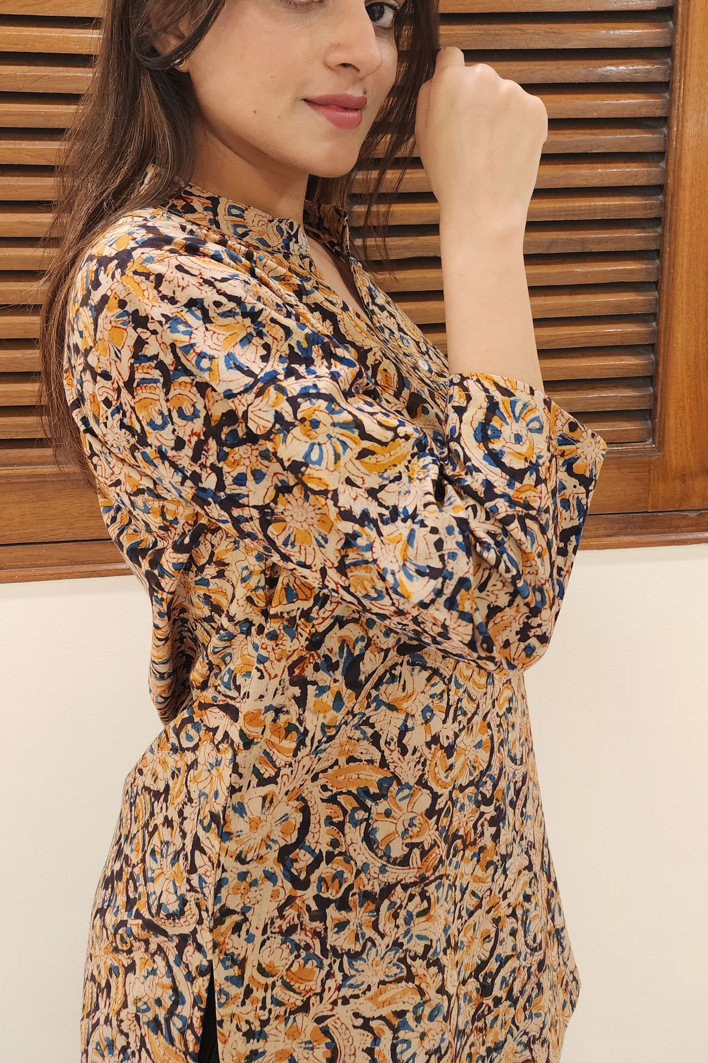 KALAMKARI SHORT KURTI