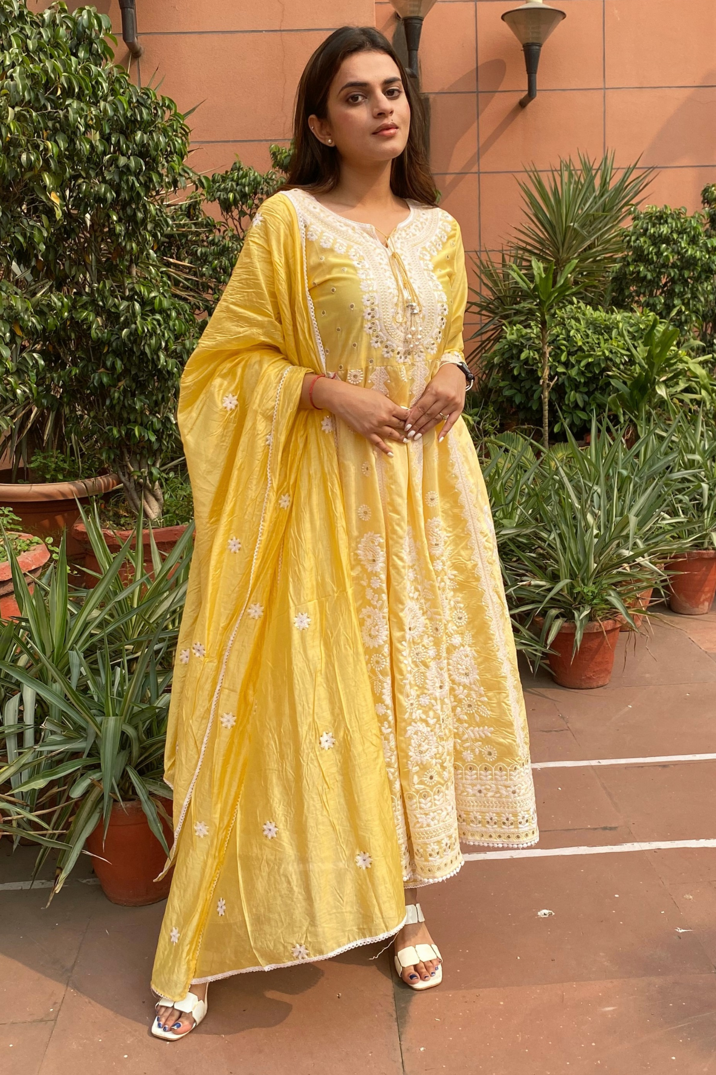 Festive Anarkali Set