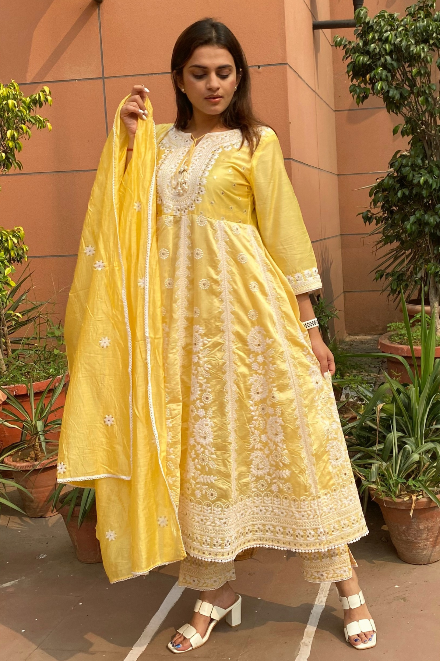 Festive Anarkali Set