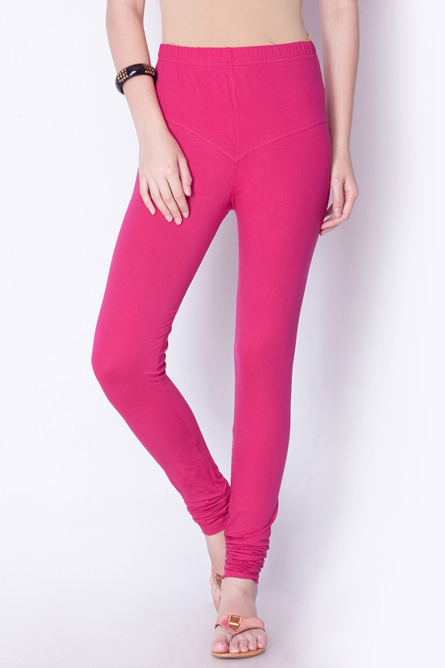 Pink Ankle Length Leggings