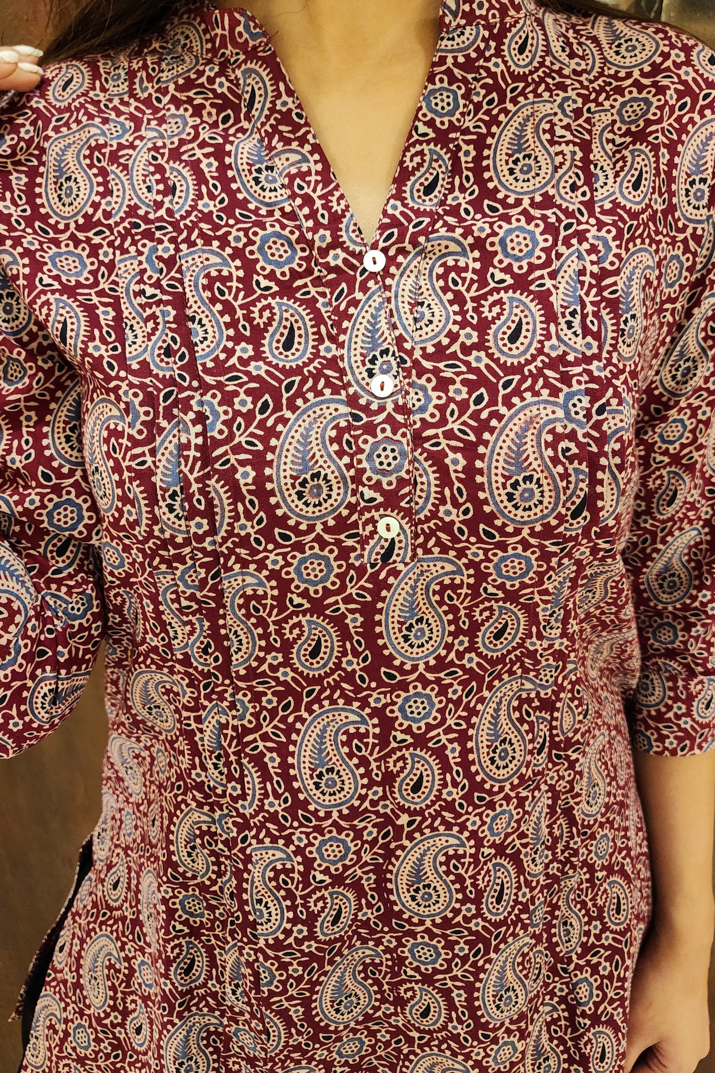 AJRAK PRINT KURTI