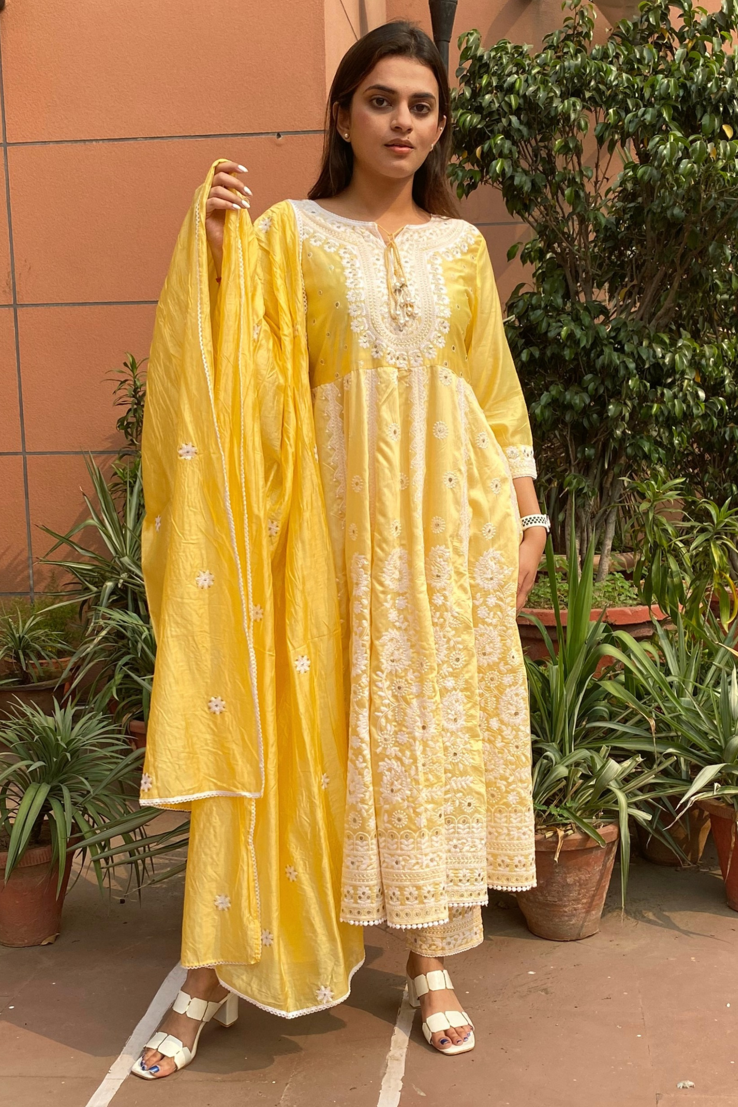 Festive Anarkali Set