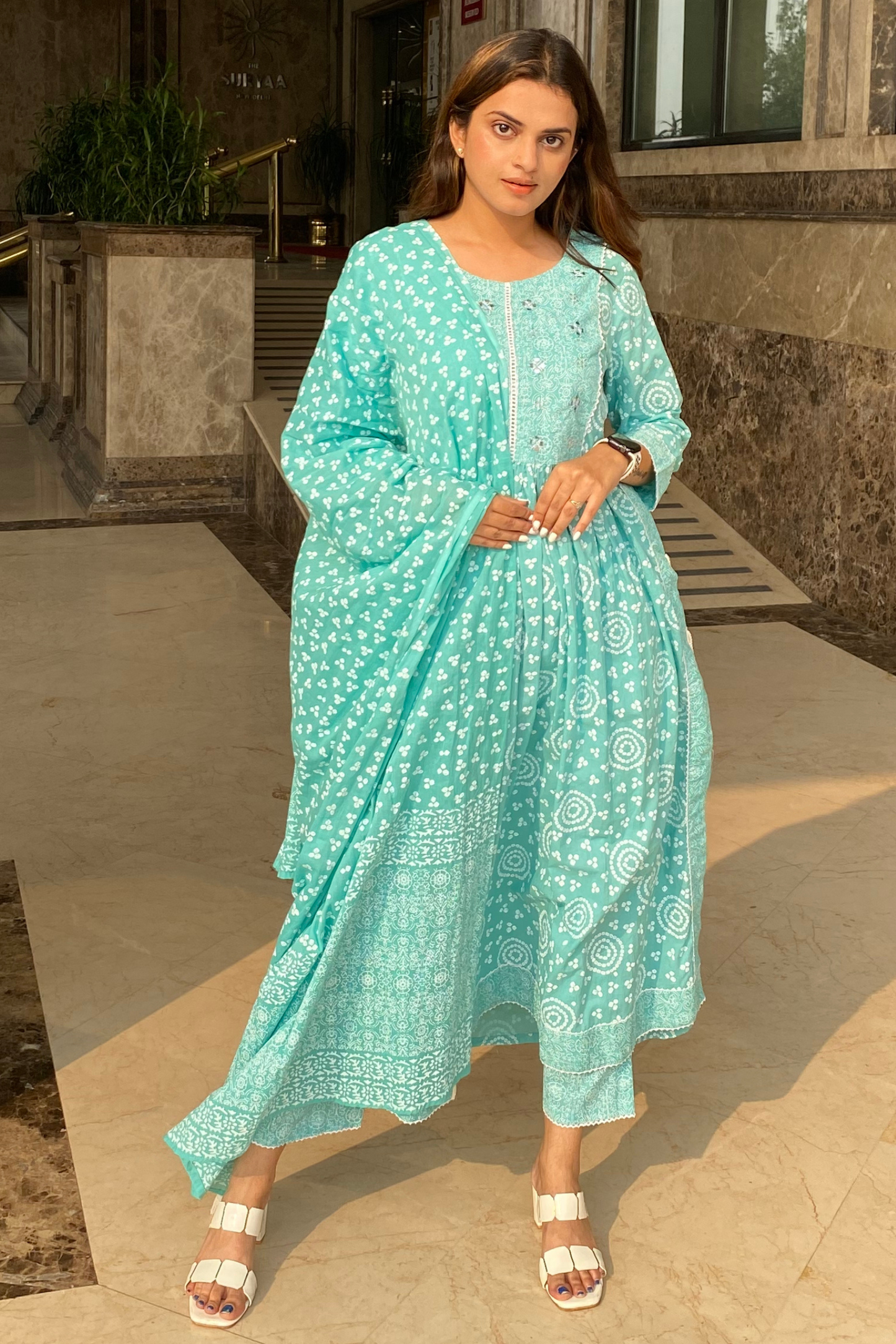 Classic Batik Kurta Set