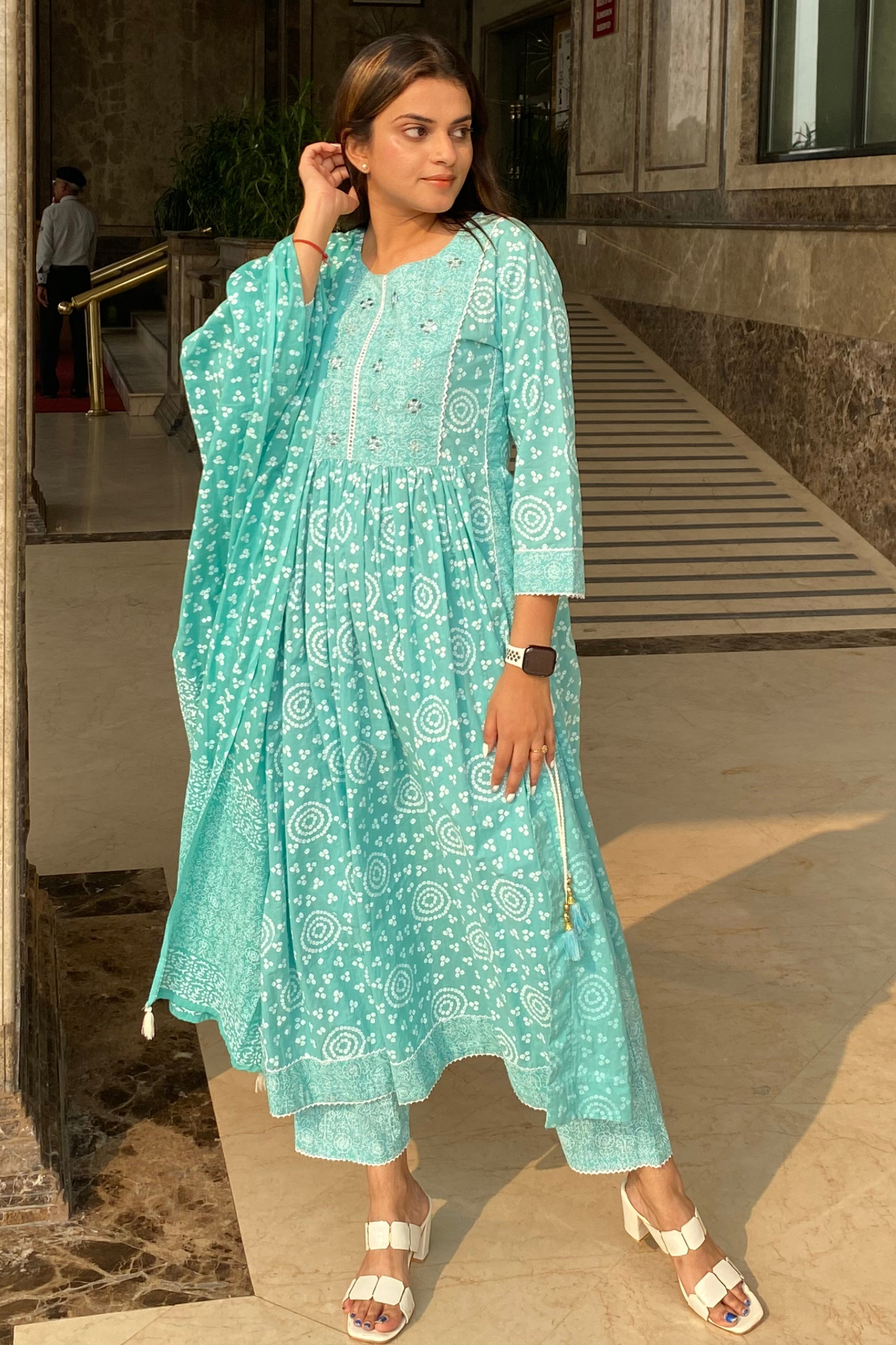 Classic Batik Kurta Set
