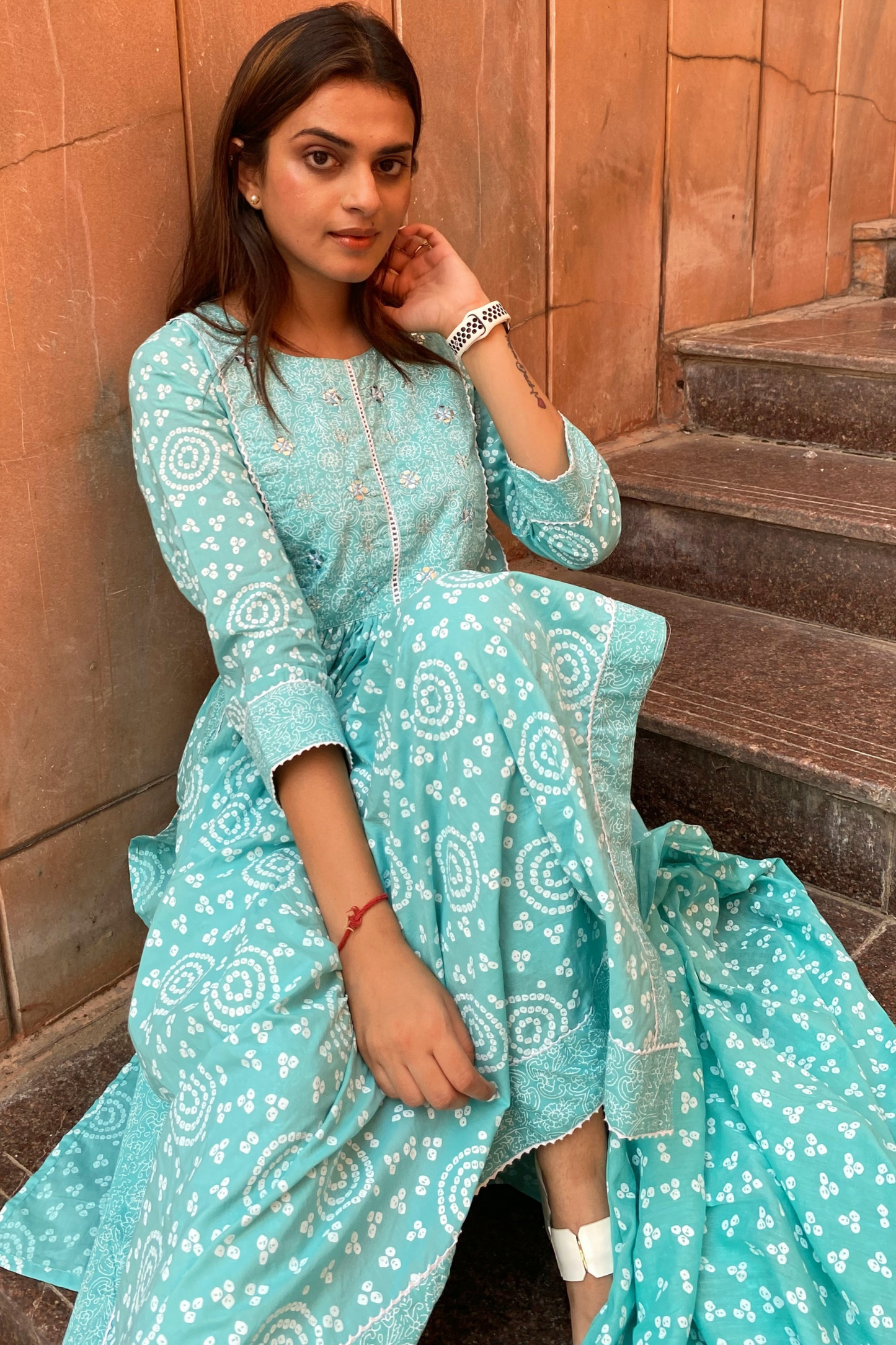 Classic Batik Kurta Set