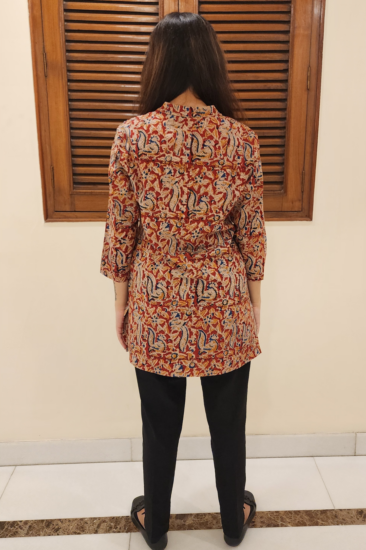KALAMKARI SHORT KURTI