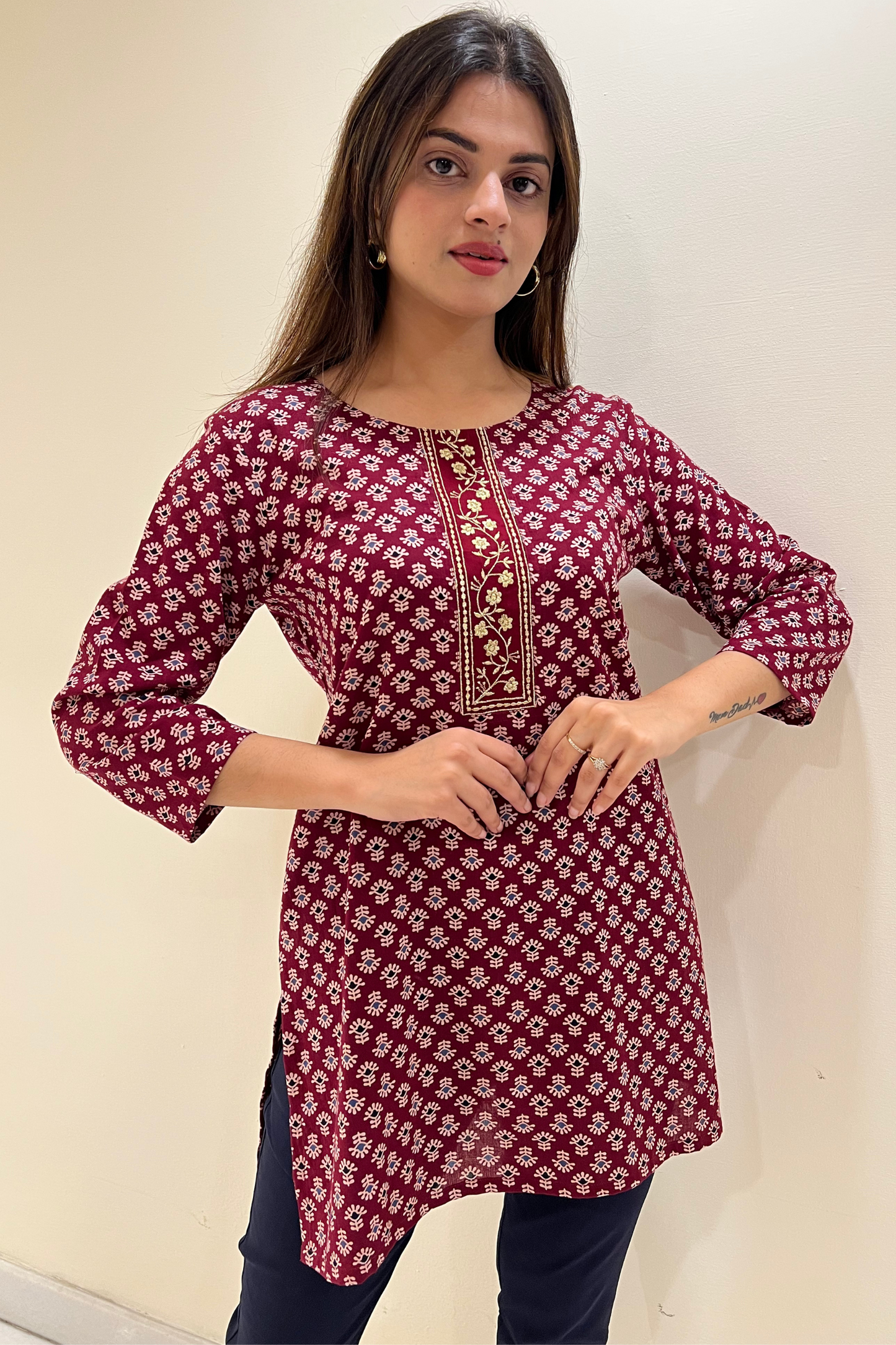 AJRAK PRINT KURTI