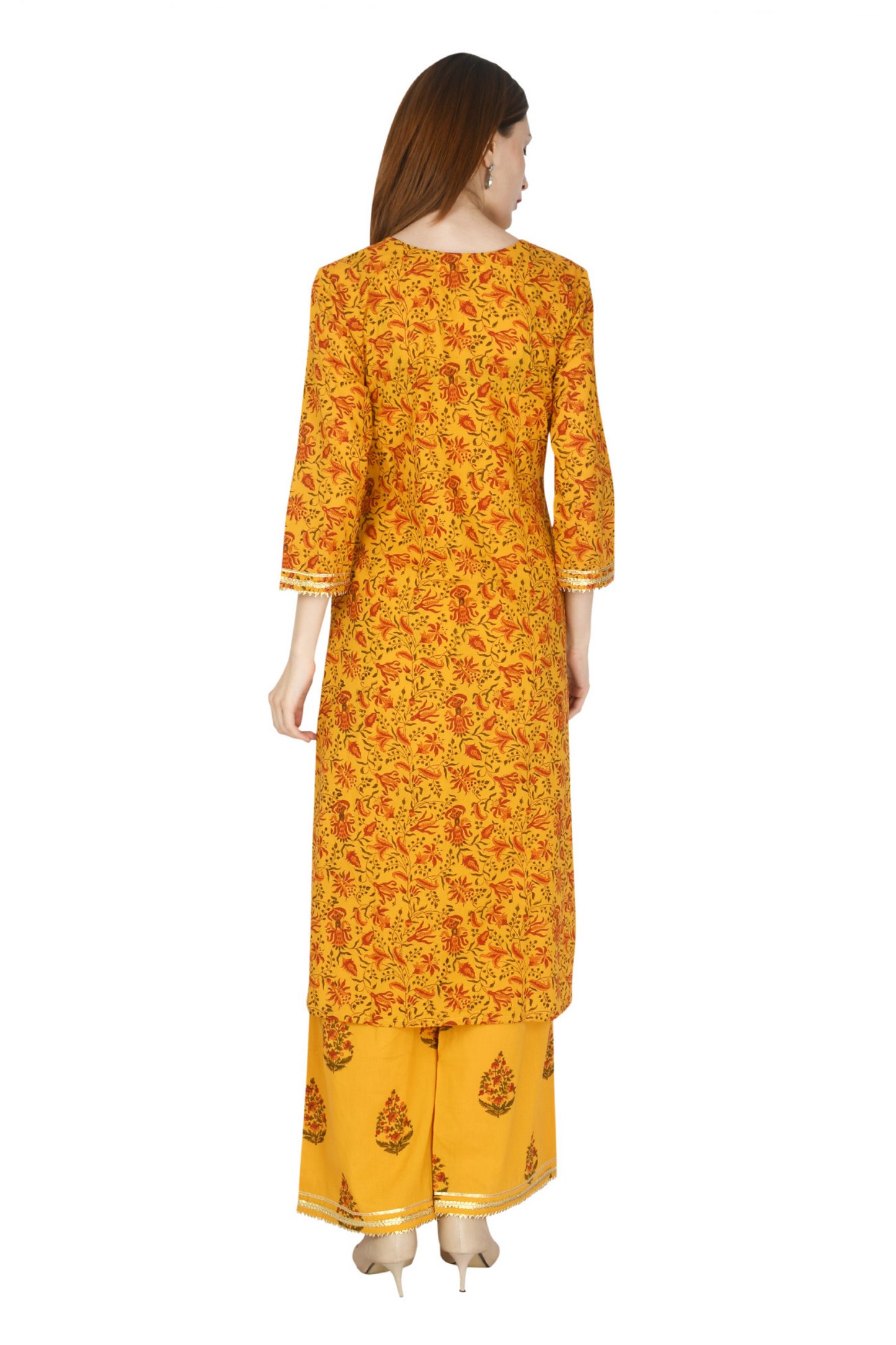 Block Print Kurta Set