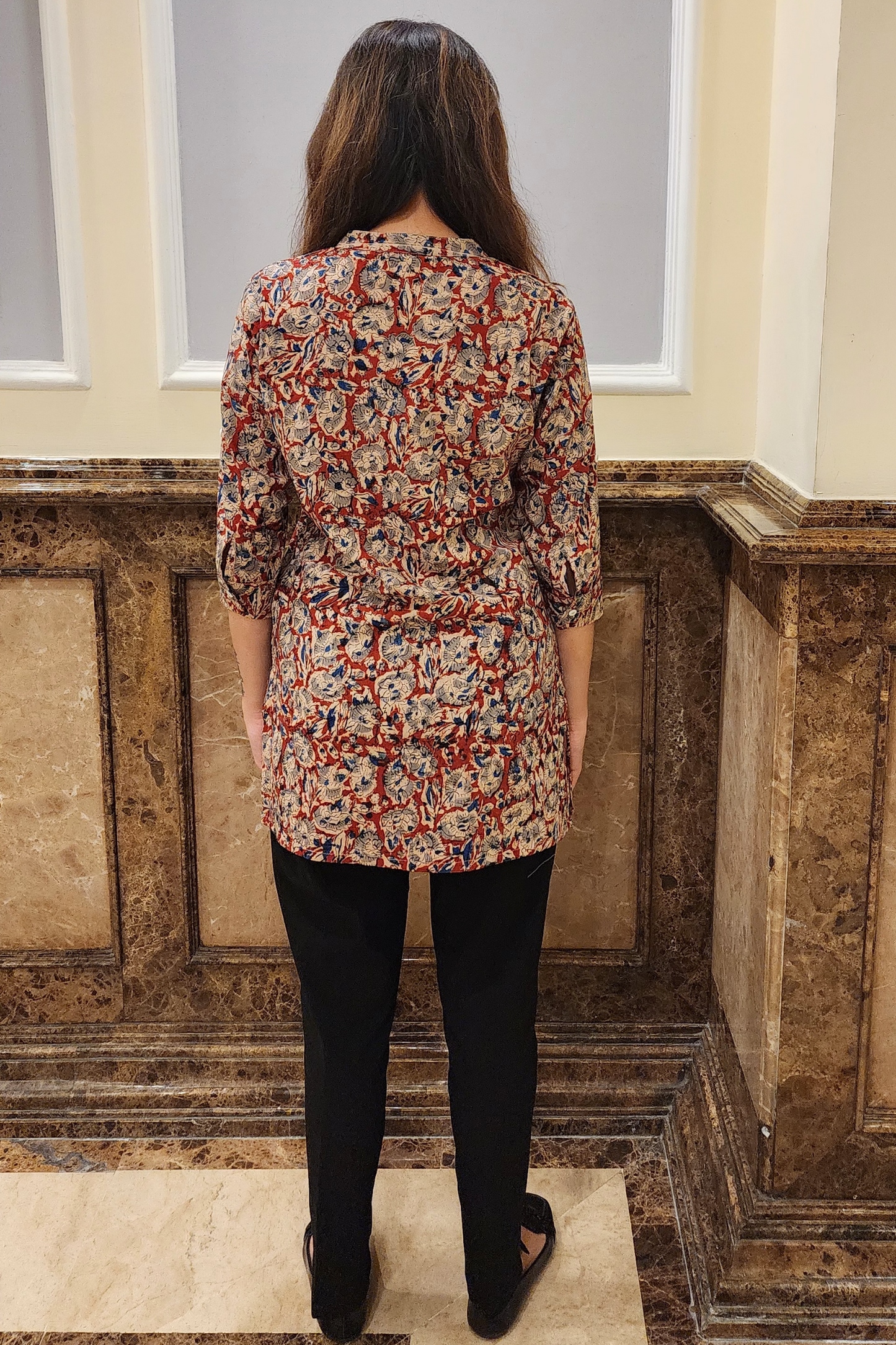 KALAMKARI SHORT KURTI