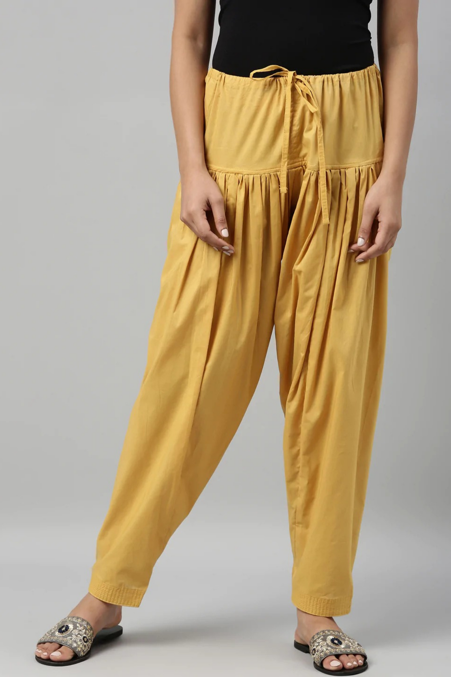 Mustard Cotton Salwar