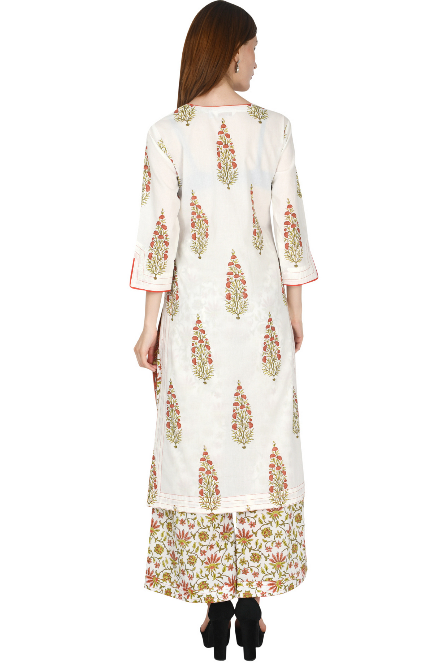 Block Print Kurta Set