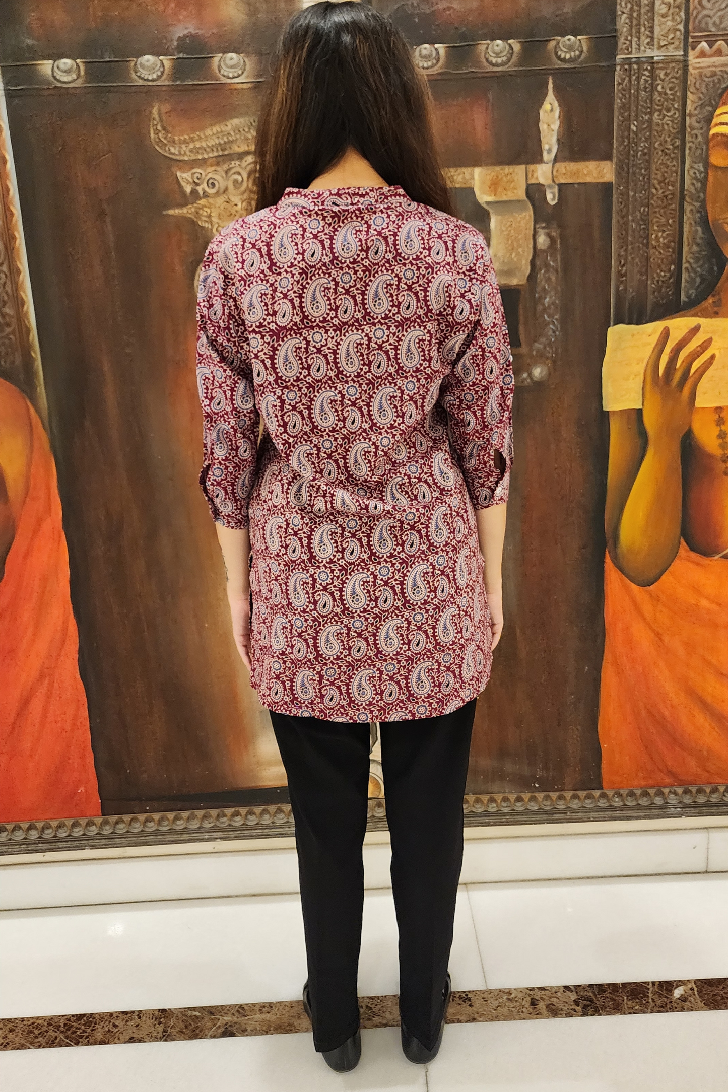 AJRAK PRINT KURTI