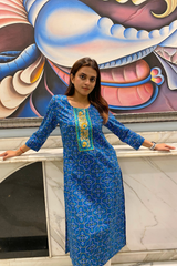 Bandhani Print Kurta