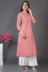 Block Printed  Kurta