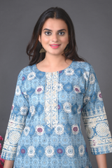 Moonstone Blue Kurta