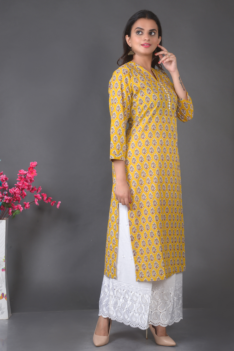 Block Printed Kurta