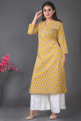 Block Printed  Kurta