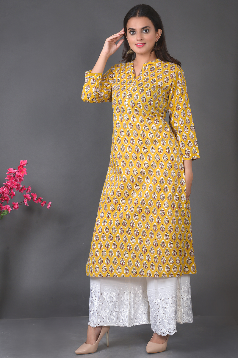 Block Printed Kurta