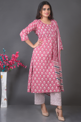 Block Printed Kurta Set