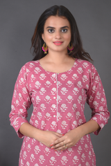 Block Printed Kurta Set