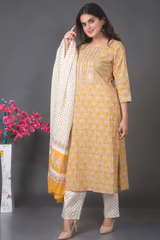 Floral Printed Kurta Set