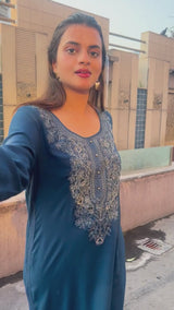 Zari Embroidery Kurta