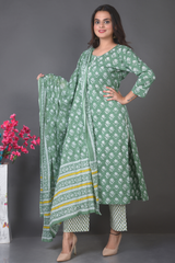 Block Printed Kurta Set