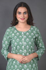 Block Printed Kurta Set