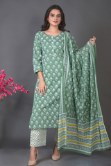 Block Printed Kurta Set