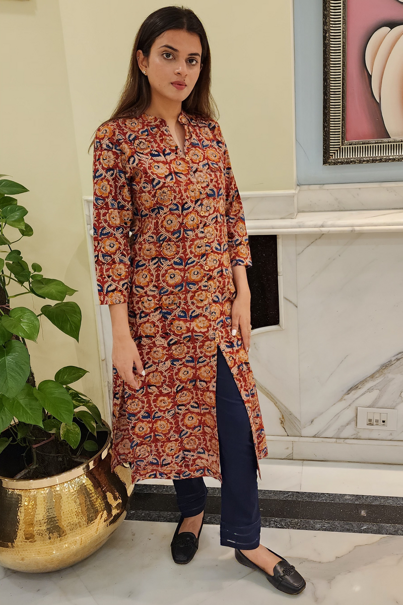 Kalamkari 2025 kurti design