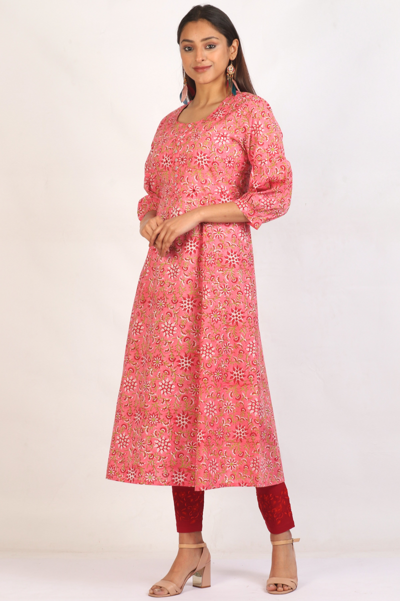 Block Print Kurta