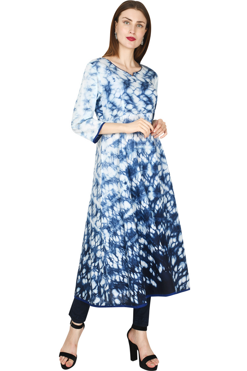 Indigo Tie & Dye Kurta