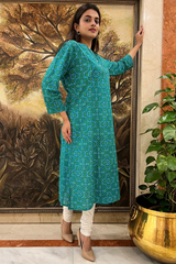 Beautiful Bandhani Kurta