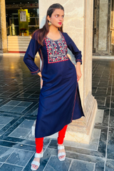 RESHAM EMBROIDERY KURTA