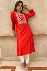 Beautiful Resham Embroidery Kurta