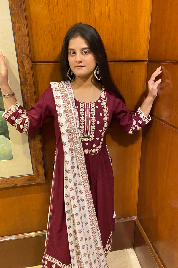 Resham Embroidery Coord Set