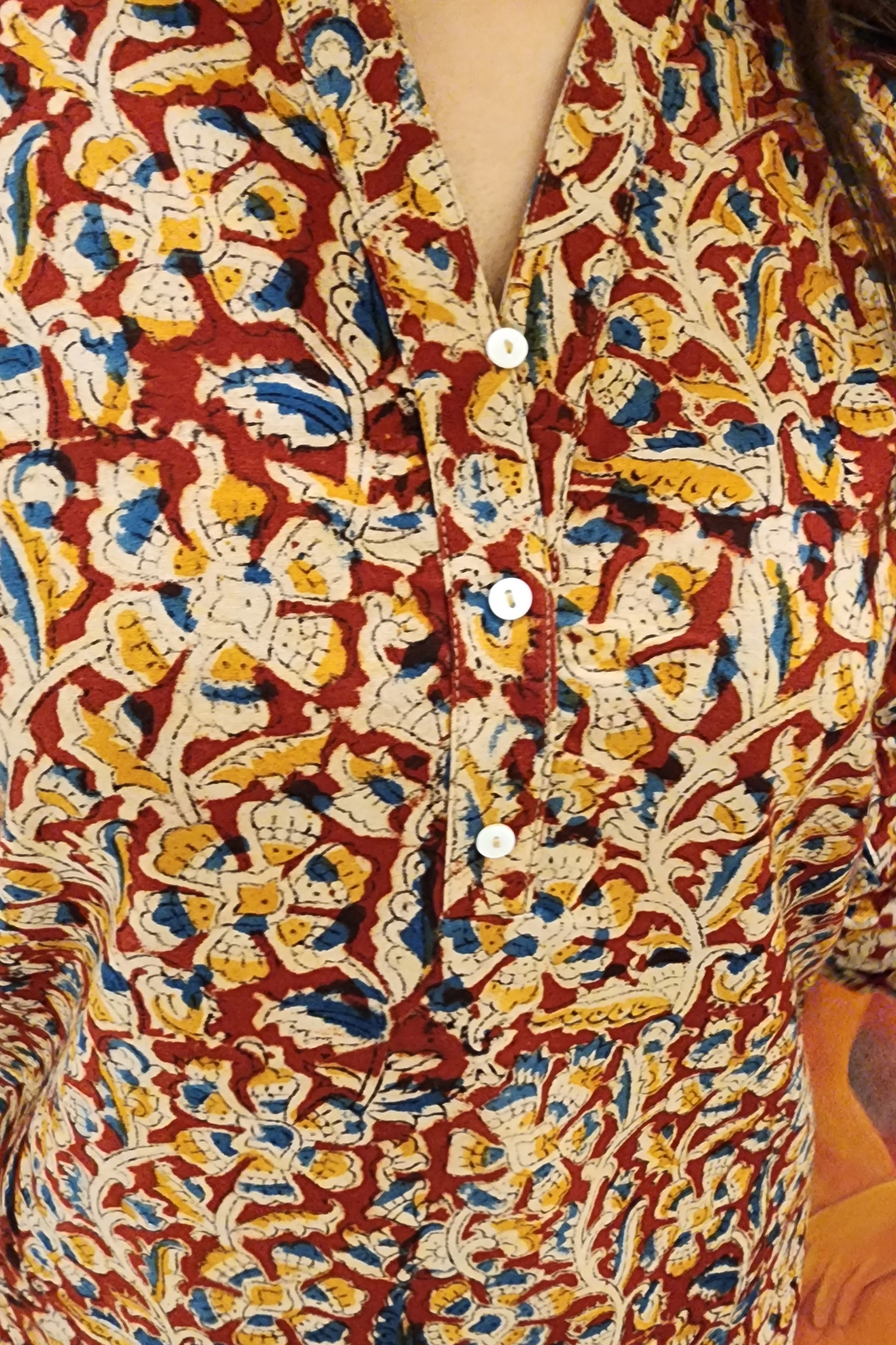 KALAMKARI SHORT KURTI