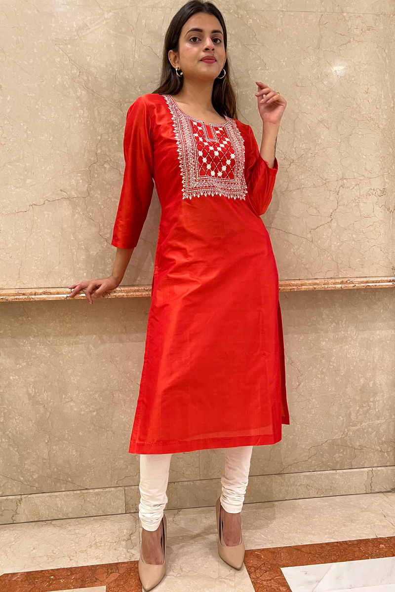 Beautiful Resham Embroidery Kurta